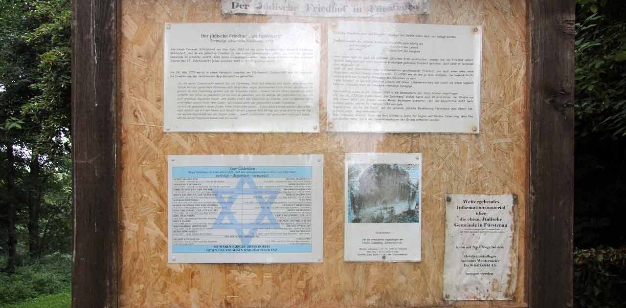Jüdisches Leben in Fürstenau - Der jüdische Friedhof in Fürstenau