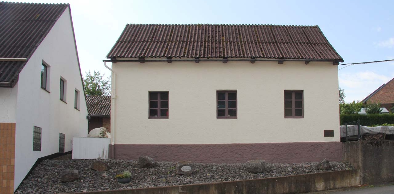 Jüdisches Leben in Fürstenau - Synagoge - Seitenansicht 2022