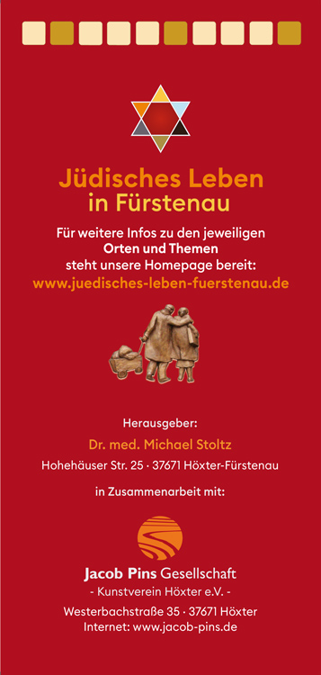 Jüdisches Leben in Fürstenau - gedruckten Wegweiser mit QR-Codes - PDF-Dokument zum Download